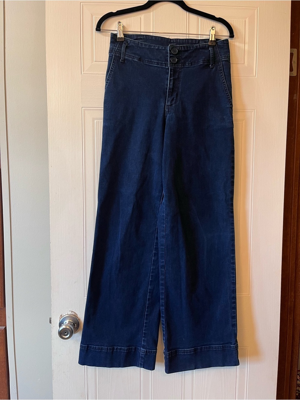 a new day Dark Blue High-Rise Wide Leg Jeans